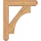 Ekena Millwork Westlake Craftsman Smooth Bracket w/ Offset Brace, Western Red Cedar, 5 1/2"W x 22"D x 26"H BKT0604X22X26WTL04SWR - alternate 4